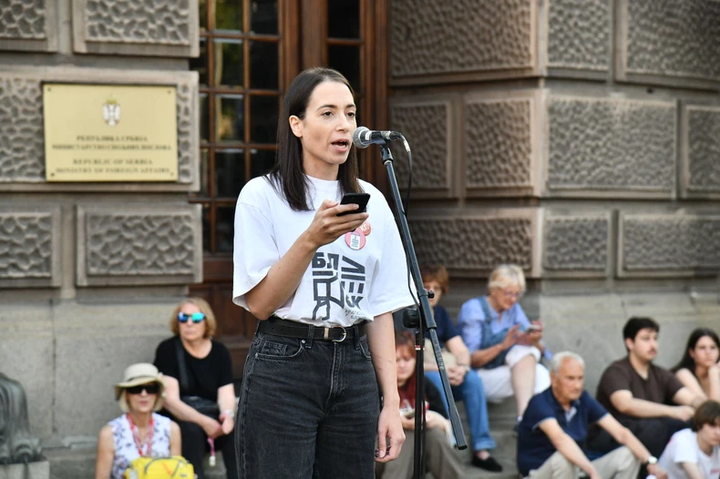 Studenti protest Kneza Miloša