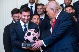 lionel messi spotkał się w białym domu z donaldem trumpem [foto]