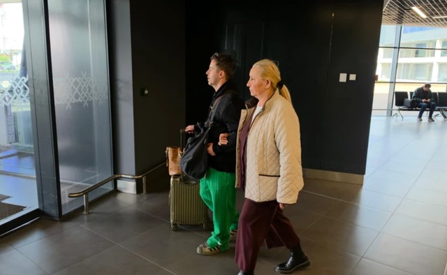 Vesna Zmijanac na aerodromu