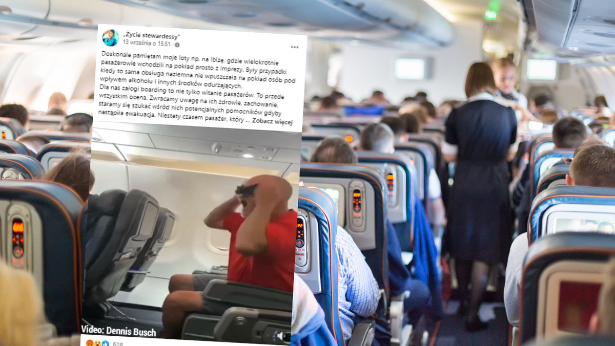 Problemy personelu w samolotach. Przerażające zachowania pasażerów