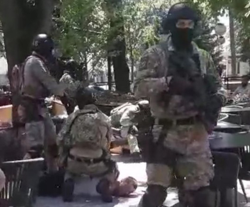 Hapšenje Kineza u centru Banjaluke