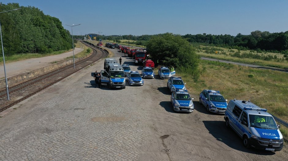 Na poligonie drawskim służby ćwiczyły sytuacje kryzysowe