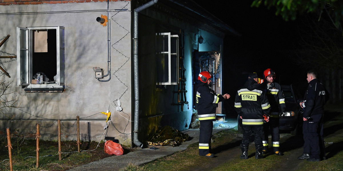 Makabryczny pożar budynku w Leżachowie