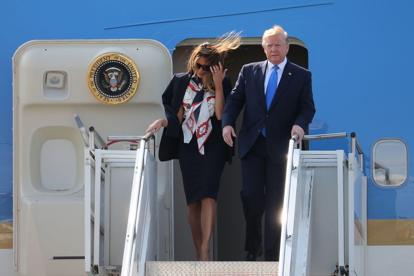 Donald i Melania Trump w Wielkiej Brytanii