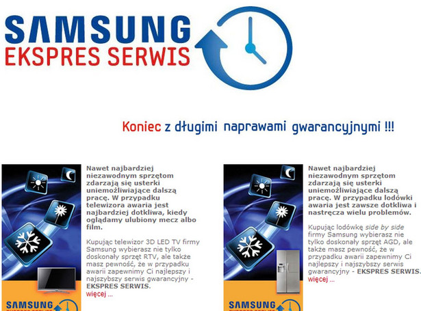Rewelacyjna gwarancja na sprzęt Samsunga