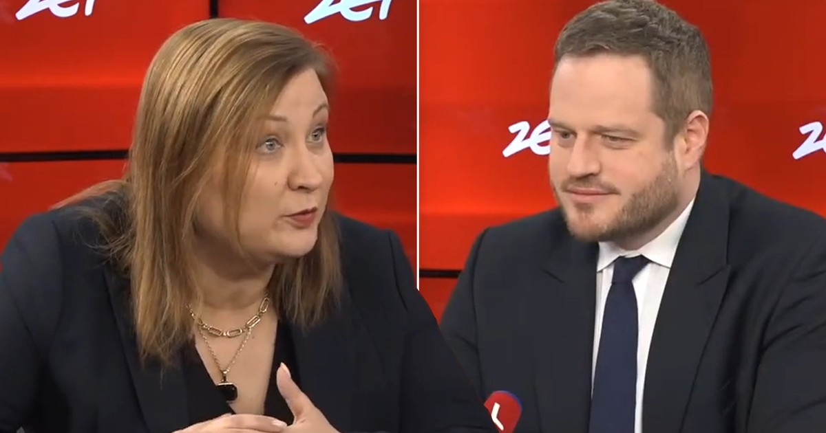 Wiceministra nie wytrzymała w studiu. "Pan robi śmieszki cały czas"