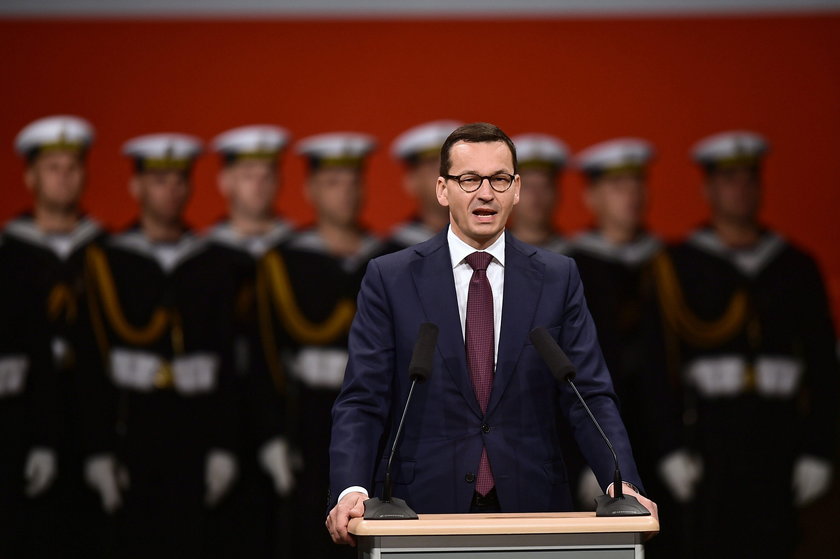 Mateusz Morawiecki na Westerplatte