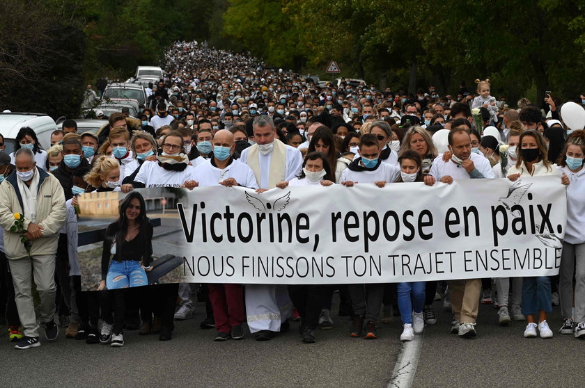 Biały marsz zorganizowany po zabójstwie Victorine