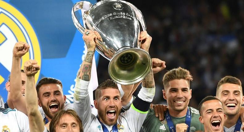 Sergio Ramos won the last of his four Champions League titles in 2018 Creator: Paul ELLIS