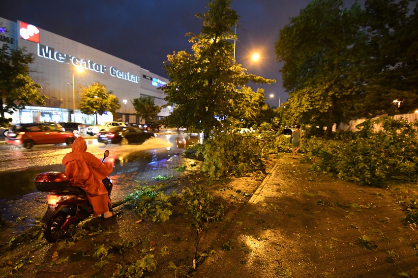 superćelijska oluja, Novi Sad