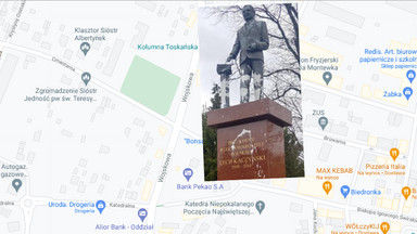 Zdewastowano pomnik Lecha Kaczyńskiego w Siedlcach. Policja szuka sprawców