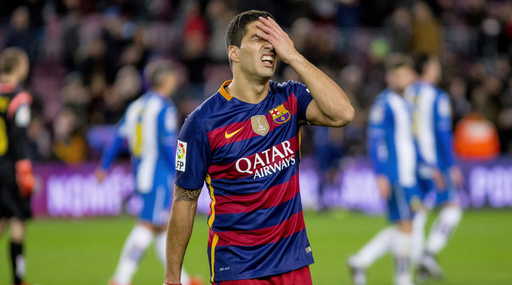 Suárez bánhatja a kihágását /Fotó: AFP