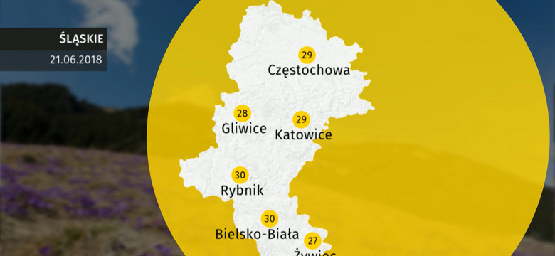 Prognoza pogody dla woj. świętokrzyskiego - 21.06