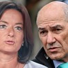Tanja Fajon i Janez Janša