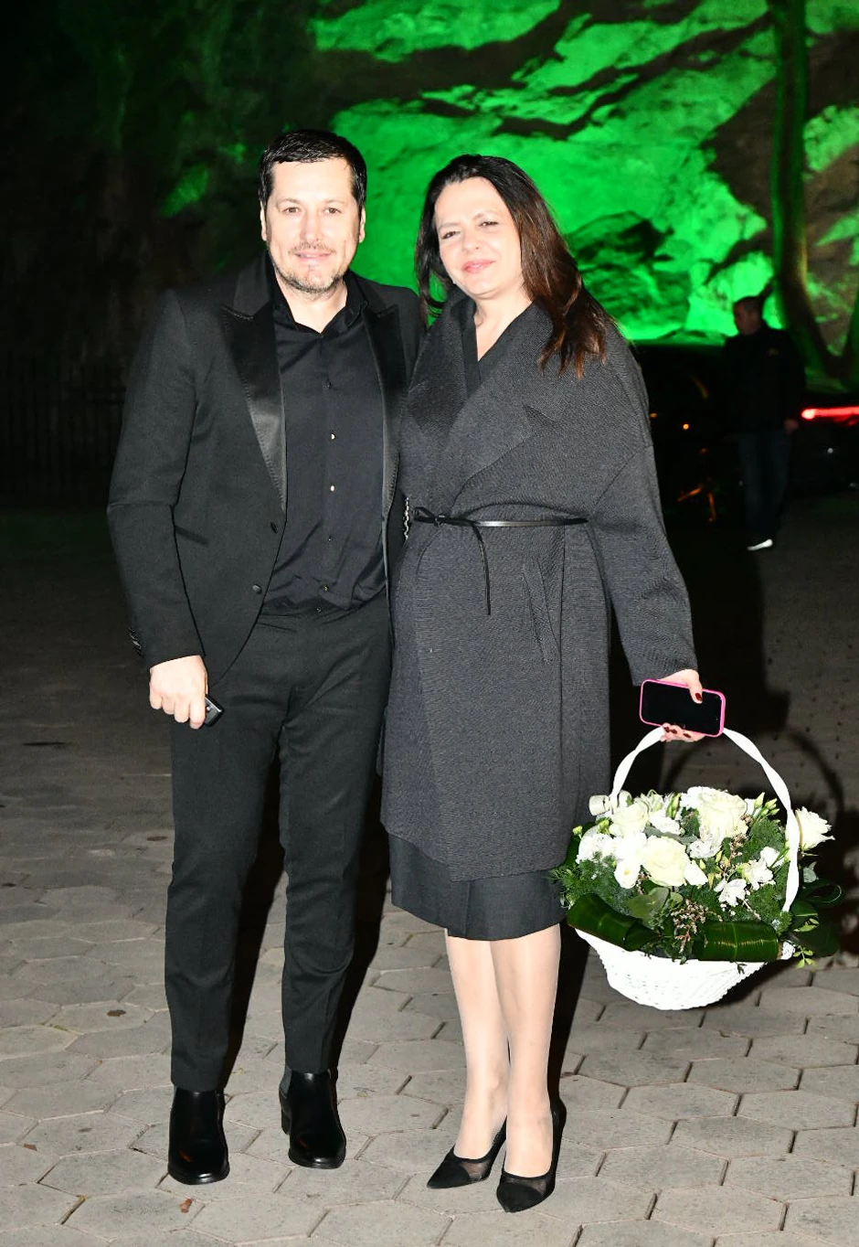 Aco Pejović sa ženom