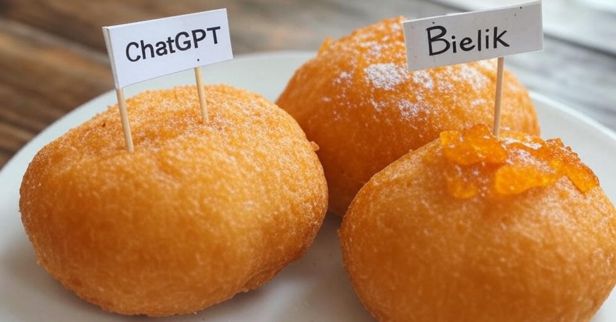 Wielka bitwa sztucznych inteligencji o prawdziwe pączki! Bielik kontra ChatGPT – kto wysmaży lepszy przepis na Tłusty Czwartek?