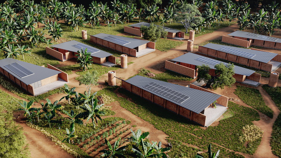 Afryka: dom z ekologicznych cegieł. W 90% ich skład to ziemia