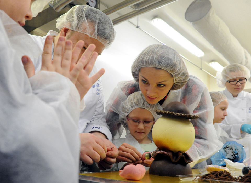 Dziecięce warsztaty w fabryce czekolady