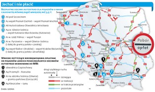 Autostradą w okolicy niektórych miast pojedziemy za darmo [MAPA]