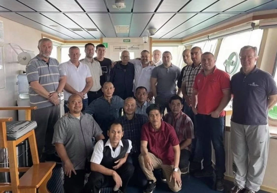 Posada  broda „MSC Kalina“