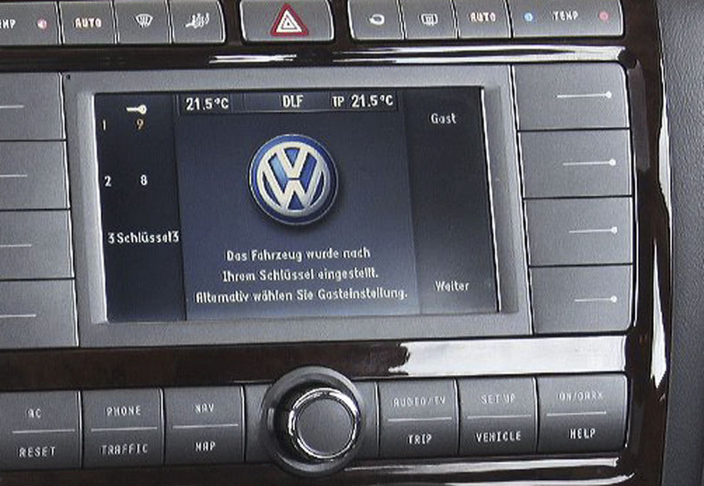 Volkswagen Phaeton - awarie panelu centralnego