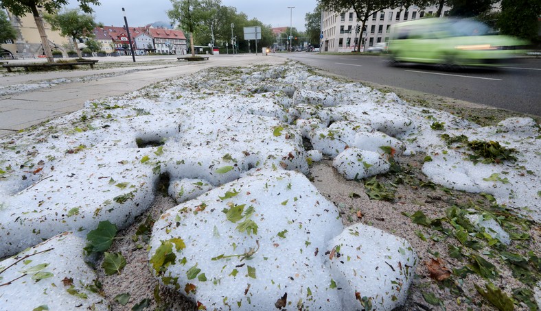 Pozostałości burzy sztormowej w Niemczech