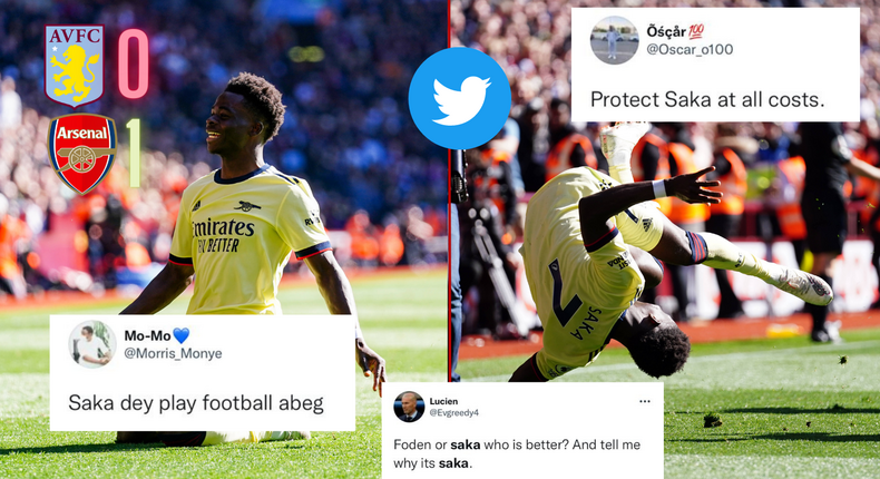 Social media reactions following Arsenal's 1-0 win over Aston Villa on Saturday