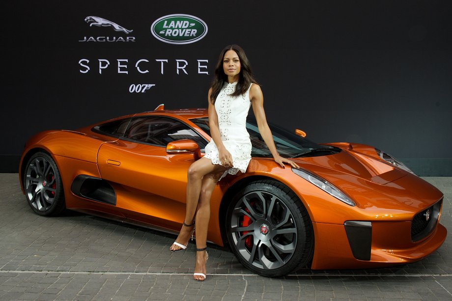 ... the stunning Jaguar C-X75 prototype hypercar.