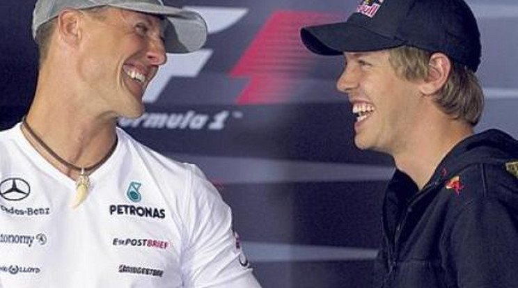 Schumachert másolja Vettel
