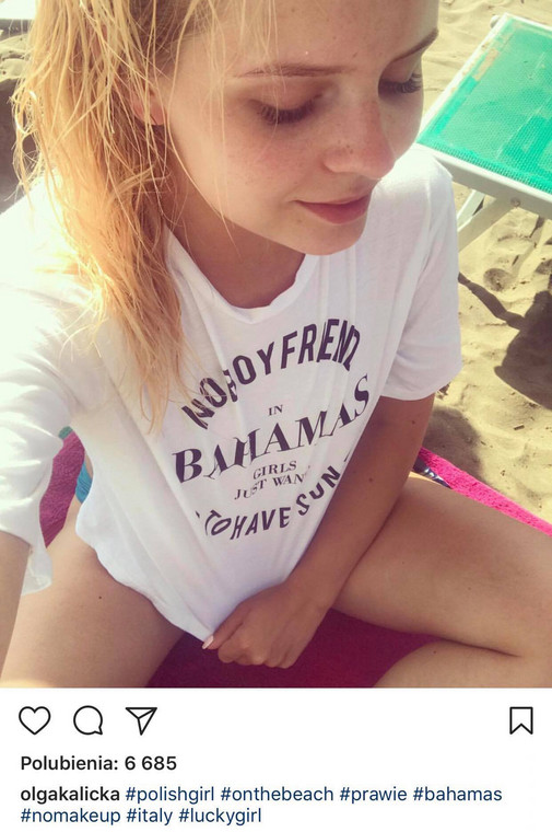 Olga Kalicka na Instagramie