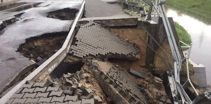 Fatalne skutki ulewy w Gdyni. Zapadła się jezdnia!