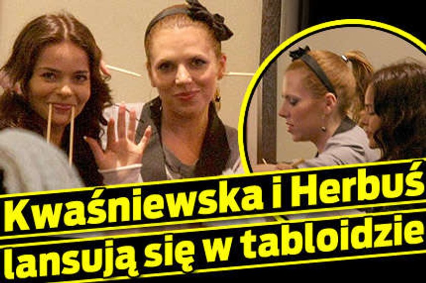 Kwaśniewska i Herbuś lansują się w tabloidzie