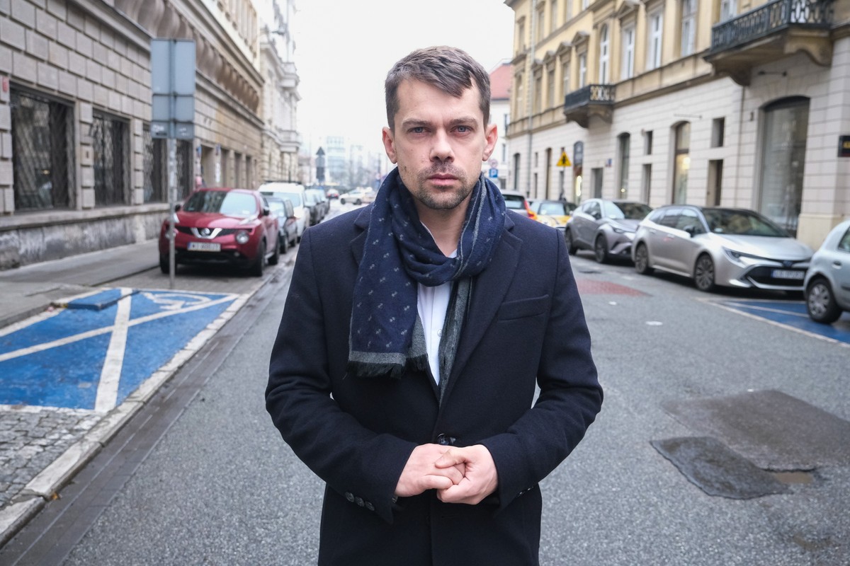 Wiceminister rolnictwa Michał Kołodziejczak, Warszawa, 14.12.2023 (sko) PAP/Kalbar