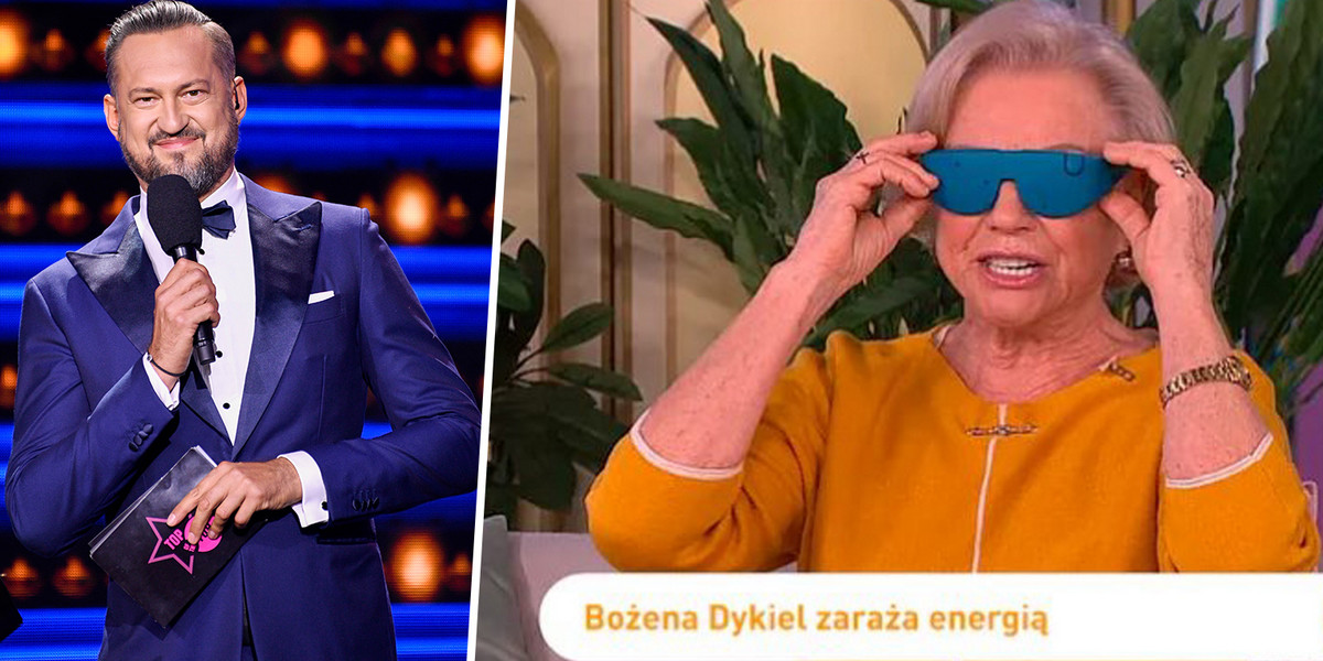 Marcin Prokop w "Mam talent!" drwił z Bożeny Dykiel i okularów "leczących depresję".
