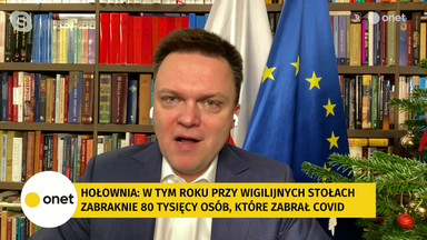 Hołownia: Moją teściową zabrał COVID. Przy stole wigilijnym zabraknie 80 tys. ludzi