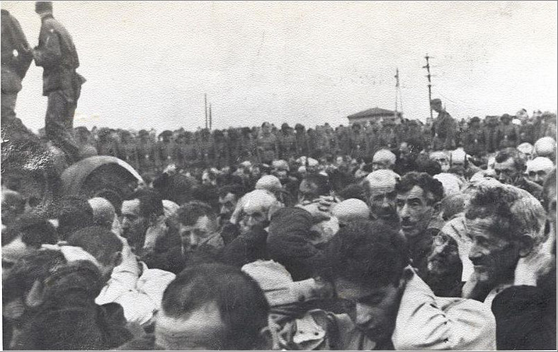 Likwidacja getta w Białymstoku w sierpniu 1943 r.. Do Treblinki wywieziono wówczas co najmniej 7,5 tys. tamtejszych Żydów
