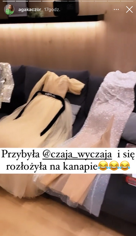 Agnieszka Kaczorowska pokazała suknie do wyboru