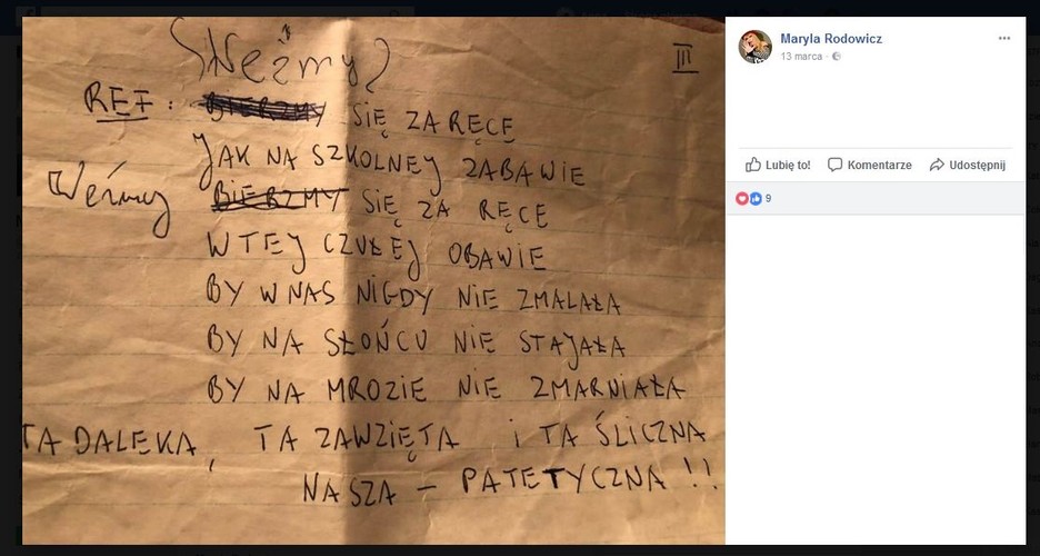 notatki Maryli Rodowicz