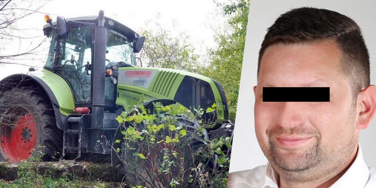 Marek G. pogrzebał karierę polityczną. Usłyszał zarzut kradzieży traktora.