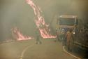 Strażacy walczą z ogniem w Alvendre w Portugalii