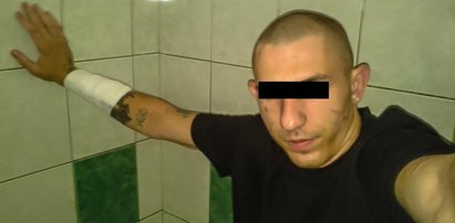 "Szajba" brutalnie zamordował partnerkę. Teraz zza krat grozi policjantowi