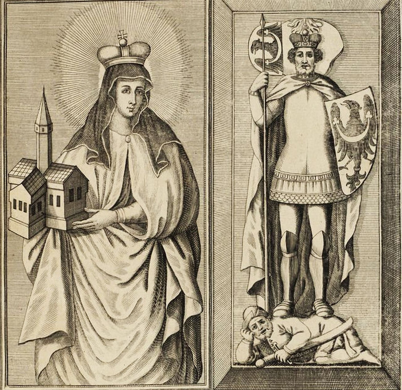 Anna Czeska i Henryk II Pobożny