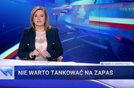 Kadr z Wiadomości z 6 października 2023 r.