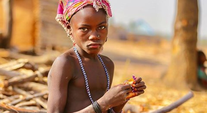 A Kambari tribe girl [imgrum]