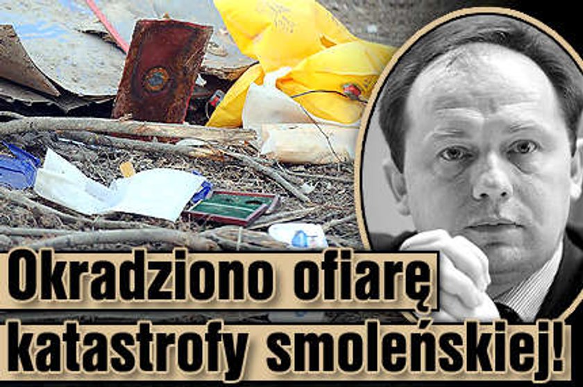 Okradziono ofiarę katastrofy smoleńskiej!