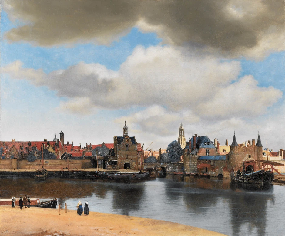 Pogled na Delft, 1660-1.