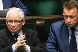 Jarosław Kaczyński i Mariusz Błaszczak