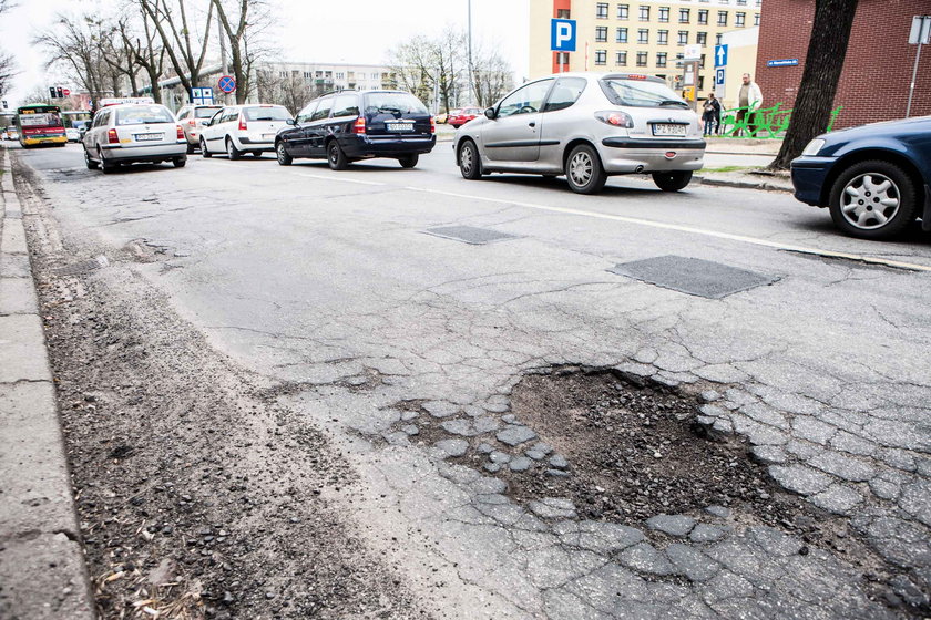 Remont na Marcelińskiej