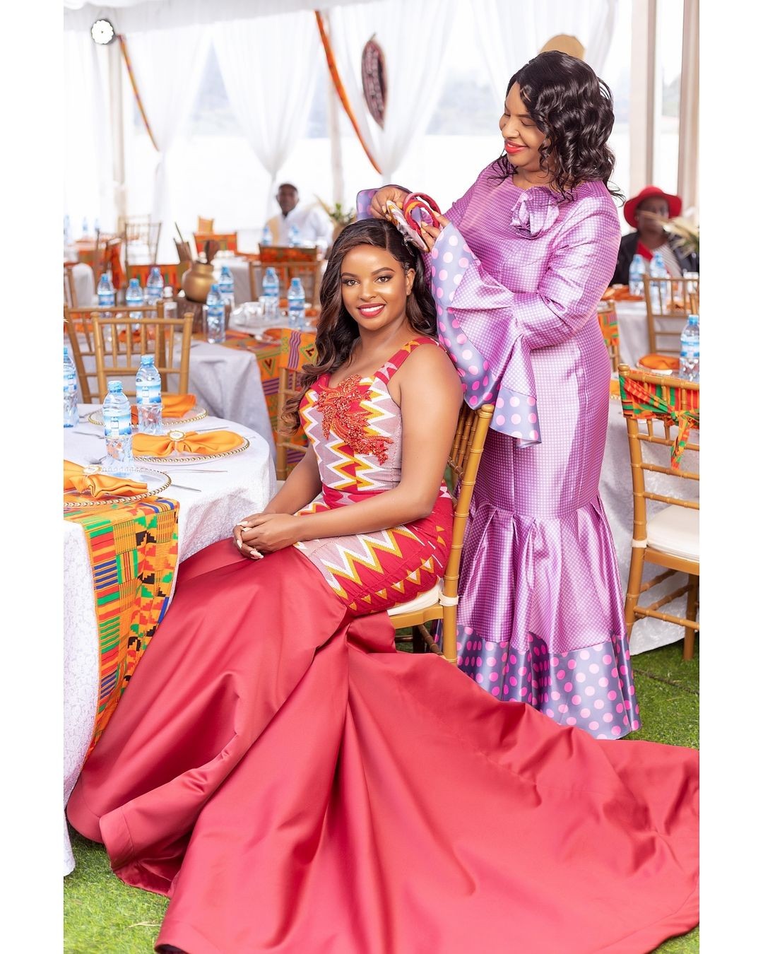Muthoni Mukiri and her Mother (Instagram-Velos photography)