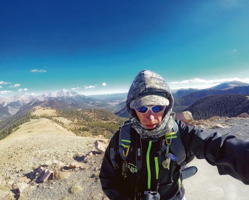 Milenko na Maunt Elbertu, najvišem vrhu Roki mauntinsa